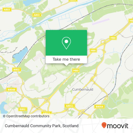 Cumbernauld Community Park map