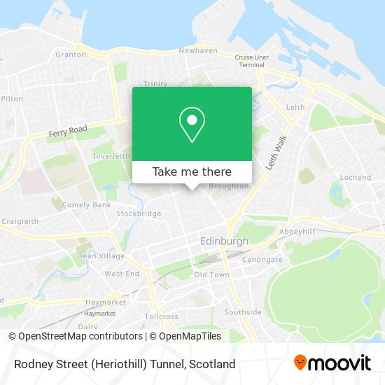 Rodney Street (Heriothill) Tunnel map