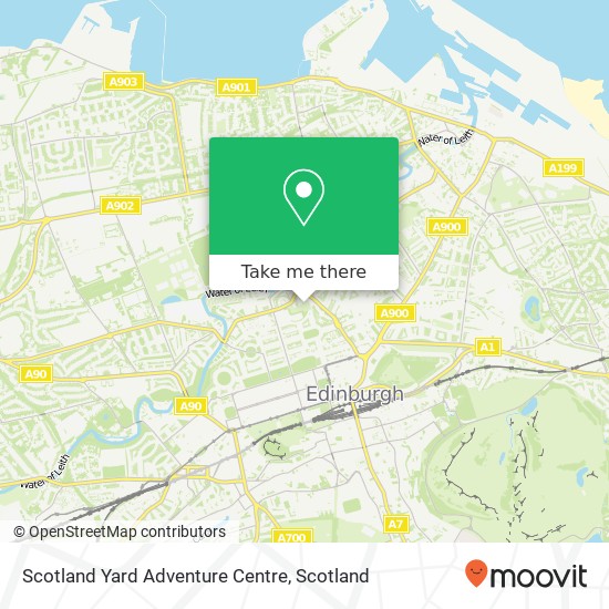 Scotland Yard Adventure Centre map
