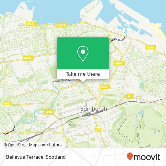 Bellevue Terrace map