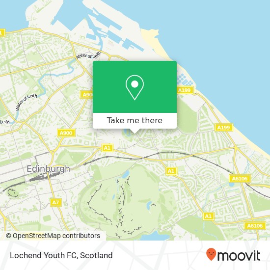 Lochend Youth FC map