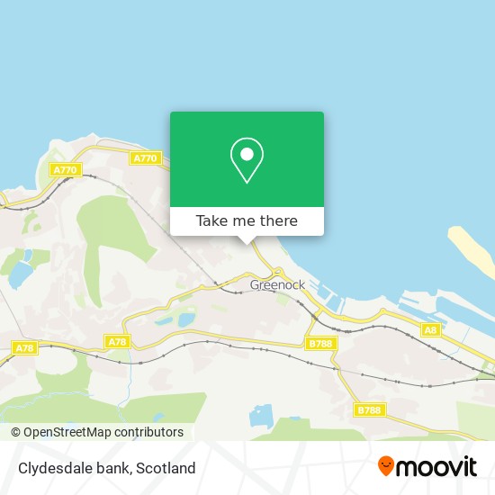 Clydesdale bank map