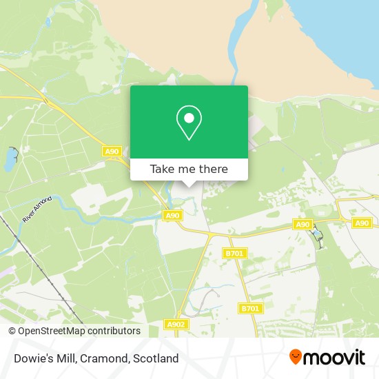 Dowie's Mill, Cramond map