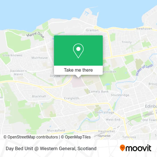 Day Bed Unit @ Western General map
