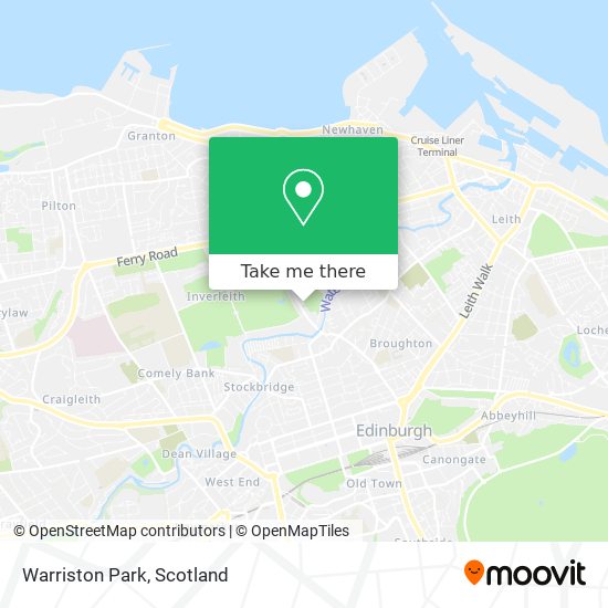 Warriston Park map