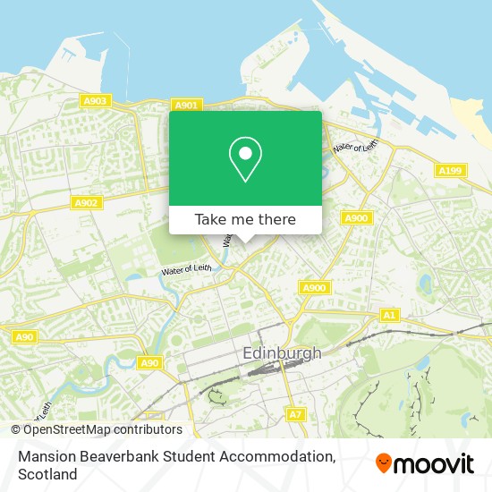 Mansion Beaverbank Student Accommodation map