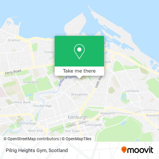 Pilrig Heights Gym map