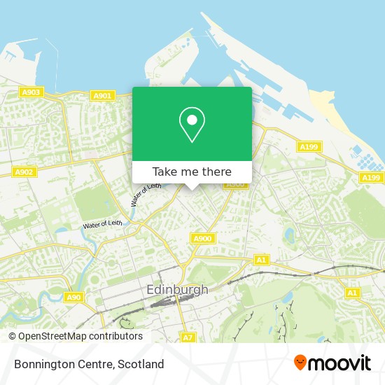 Bonnington Centre map