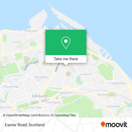 Easter Road Edinburgh Map How To Get To Easter Road In Edinburgh By Bus, Train Or Light Rail?