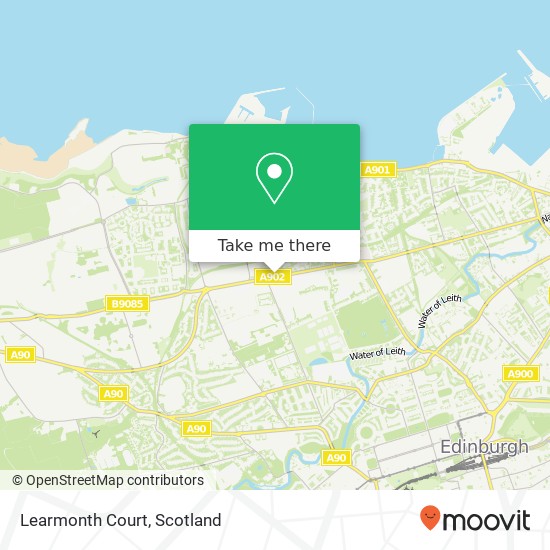 Learmonth Court map