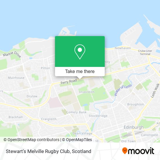 Stewart's Melville Rugby Club map