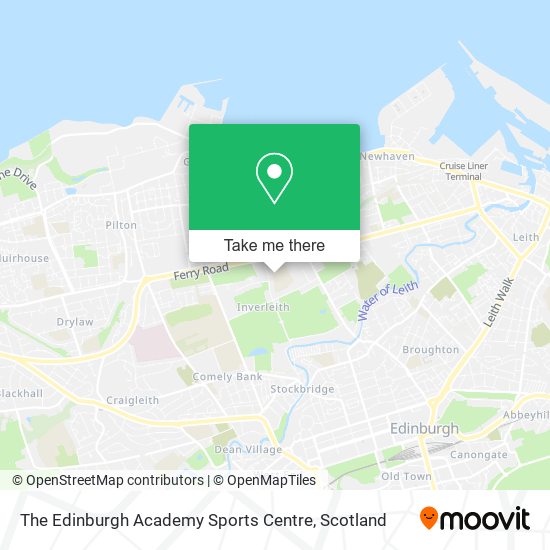 The Edinburgh Academy Sports Centre map
