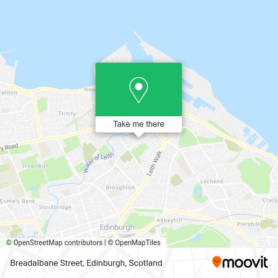 How to get to Breadalbane Street, Edinburgh by bus, light rail or train?