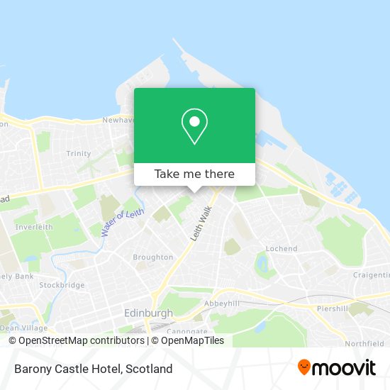 Barony Castle Hotel map