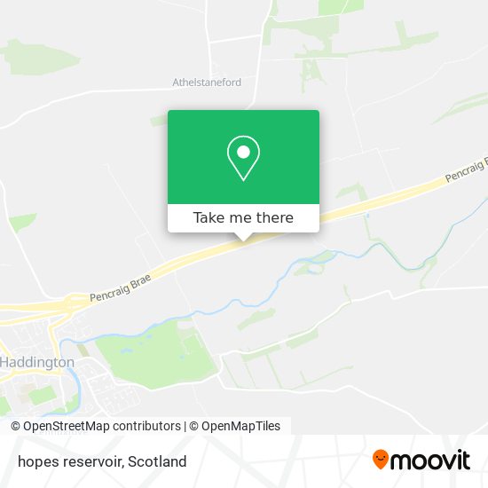 hopes reservoir map