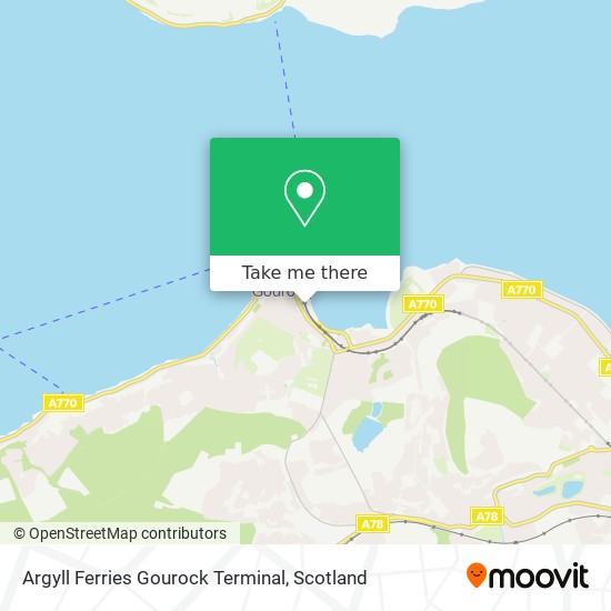 Argyll Ferries Gourock Terminal map