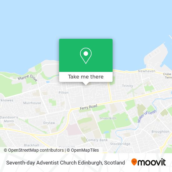 Seventh-day Adventist Church Edinburgh map