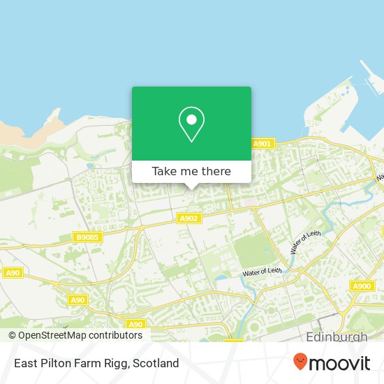 East Pilton Farm Rigg map