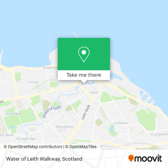 Water of Leith Walkway map