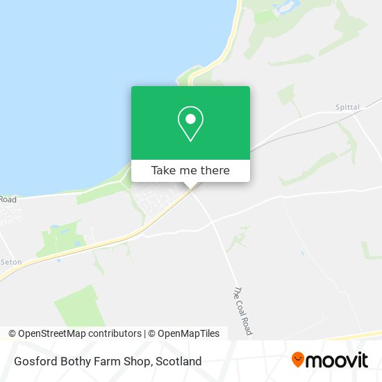 Gosford Bothy Farm Shop map