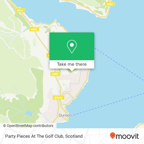 Party Pieces At The Golf Club map