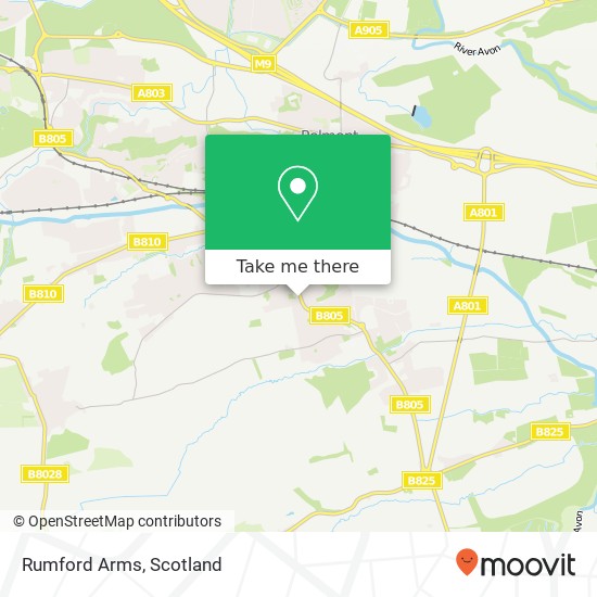 Rumford Arms map