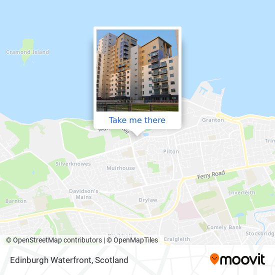 Edinburgh Waterfront map