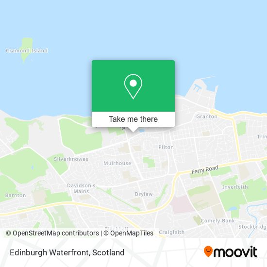 Edinburgh Waterfront map