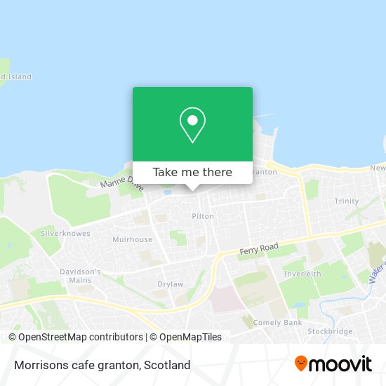 Morrisons cafe granton map