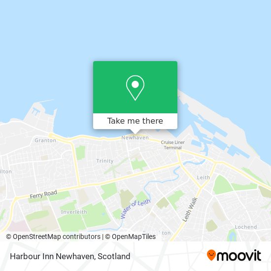 Harbour Inn Newhaven map
