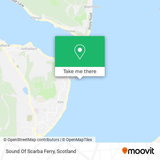 Sound Of Scarba Ferry map
