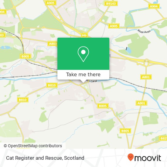 Cat Register and Rescue map