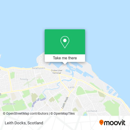 Leith Docks map