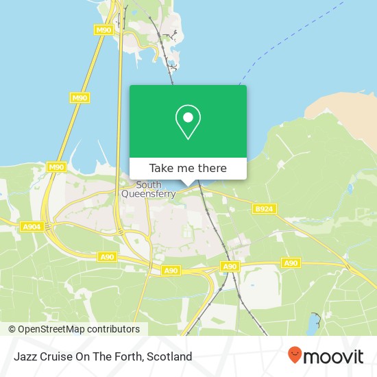 Jazz Cruise On The Forth map