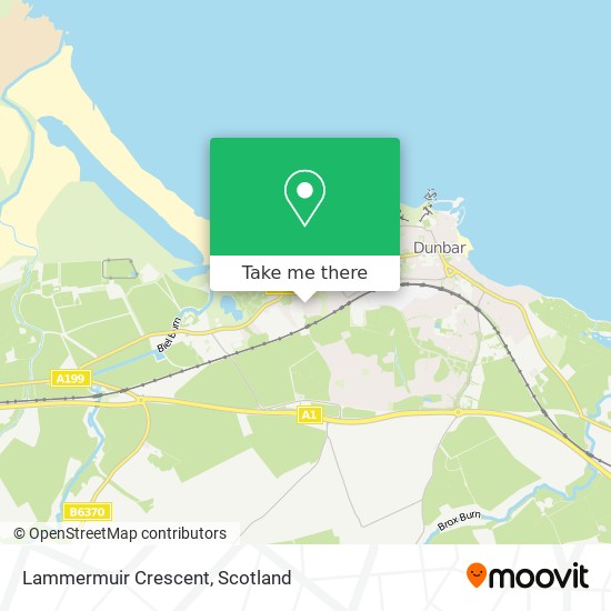 Lammermuir Crescent map