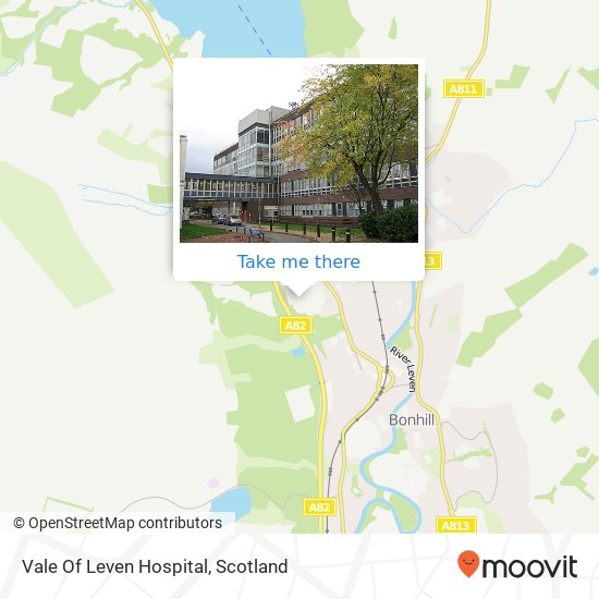 Vale Of Leven Hospital map