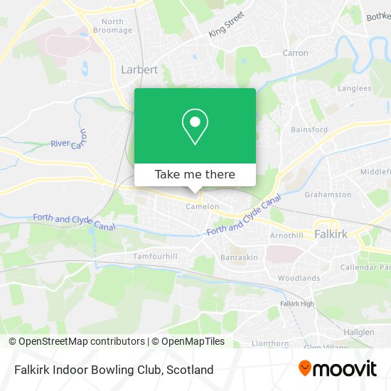Falkirk Indoor Bowling Club map