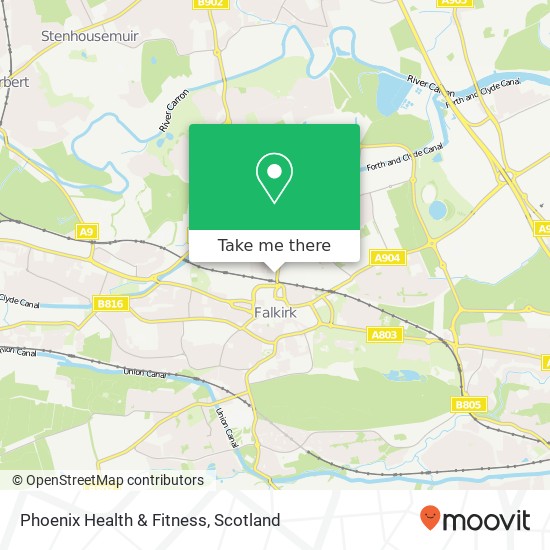 Phoenix Health & Fitness map