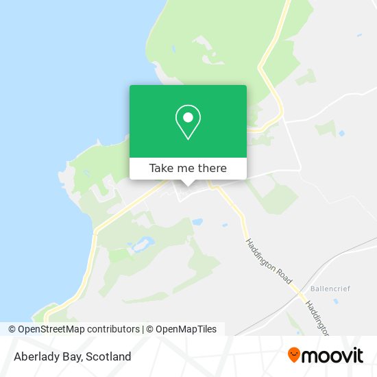 Aberlady Bay map