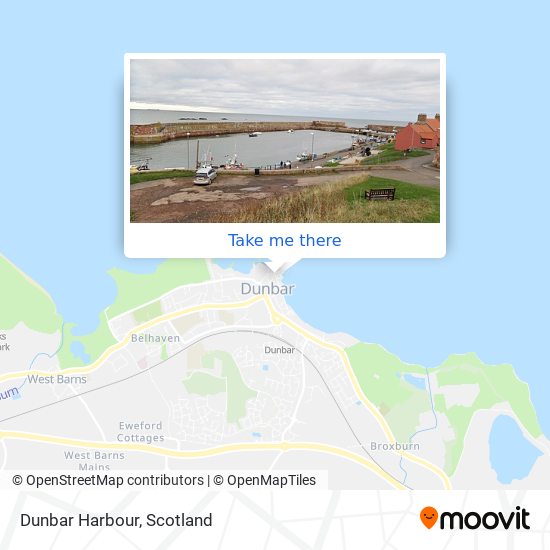Dunbar Harbour map