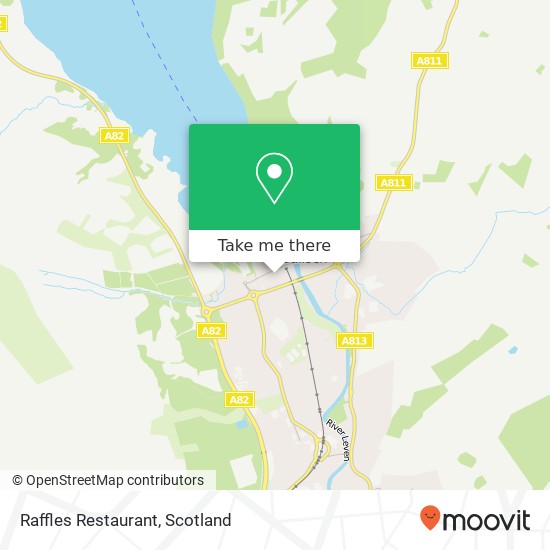 Raffles Restaurant map