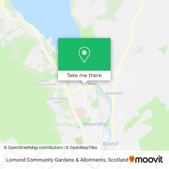 Lomond Community Gardens & Allotments map