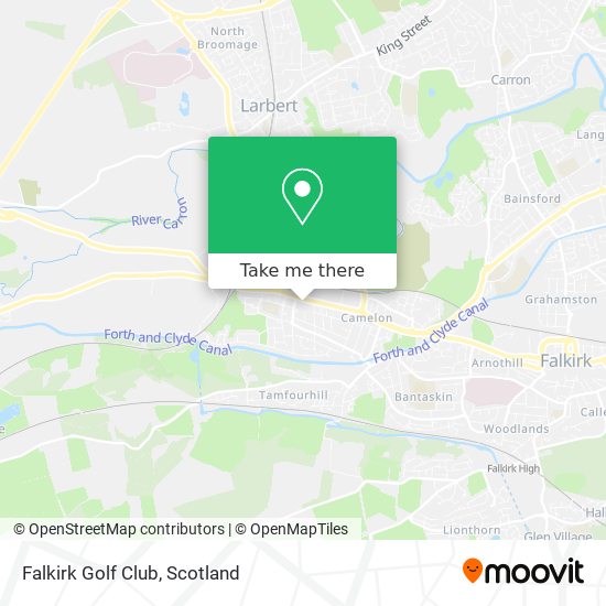 Falkirk Golf Club map