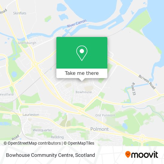Bowhouse Community Centre map