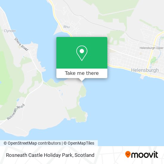 Rosneath Castle Holiday Park map
