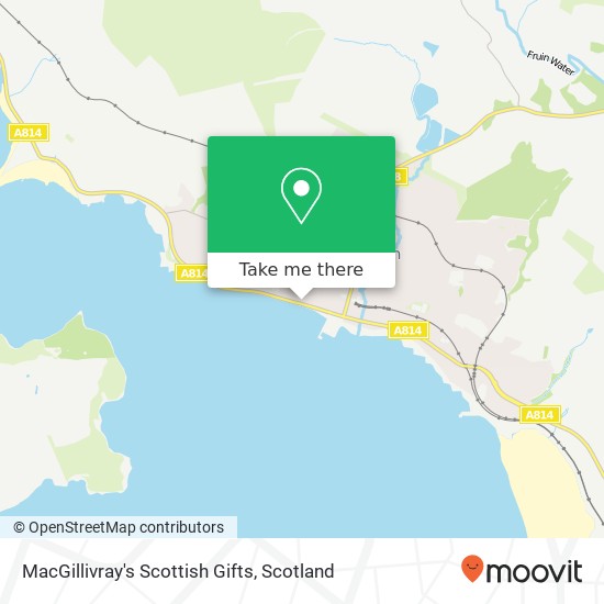 MacGillivray's Scottish Gifts map