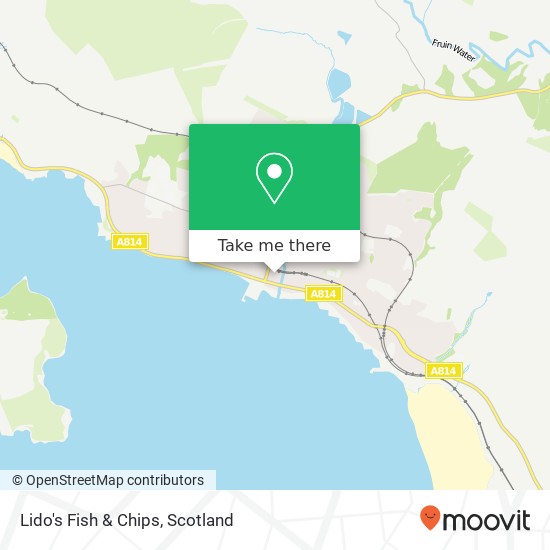 Lido's Fish & Chips map