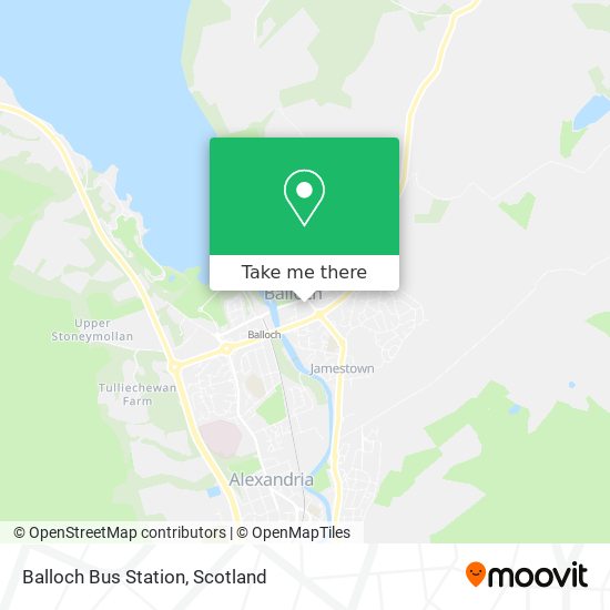 Balloch Bus Station map