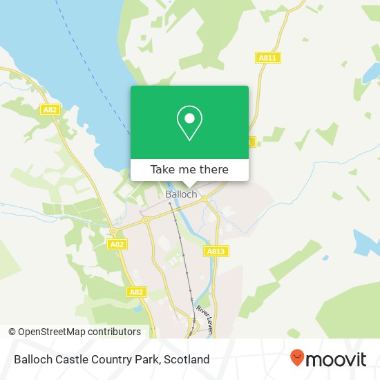 Balloch Castle Country Park map