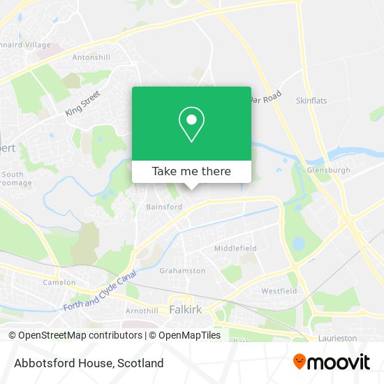 Abbotsford House map